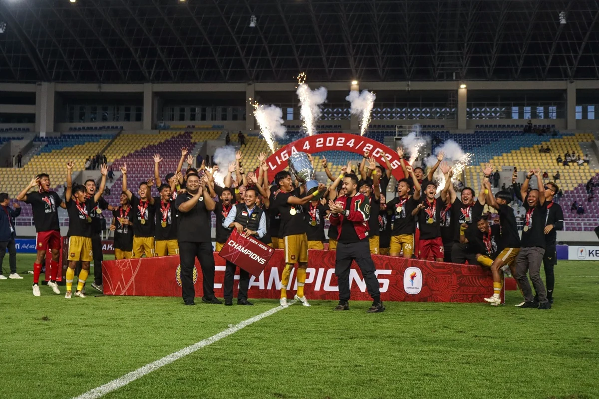 Hasil Final Liga 4 2024 2025 Tri Brata Rafflesia Juara Usai Hancurkan Persika Karawang 4 2
